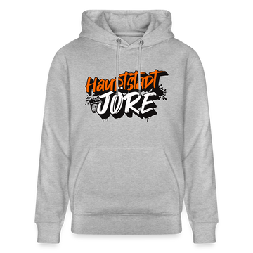HAUPTSTADTJÖRE-Unisex Bio-Hoodie - Grau meliert
