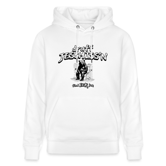DRUFF JESCHISS'N-Unisex Bio-Hoodie - Weiß