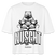 BERLIN SHIRT mit Schnauze-NÜSCHT2025-Frauen Boxy Bio-T-Shirt - Weiß