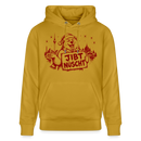 Berlin Weihnachts-Souvenir 2026- JIBT NÜSCHT-Unisex Bio-Hoodie - Ocker