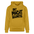 DIT MACHT URST LUNTE-Unisex Bio-Hoodie mit Berliner Schnauze - Ocker