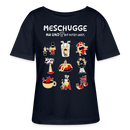 Berlin Shirt-MESCHUGGE-Rundhals Frauen Bio-T-Shirt - Navy