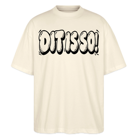 Berlin Shirt- DIT IS SO!-Oversized Unisex Bio T-Shirt mit Berliner Schnauze - Natur