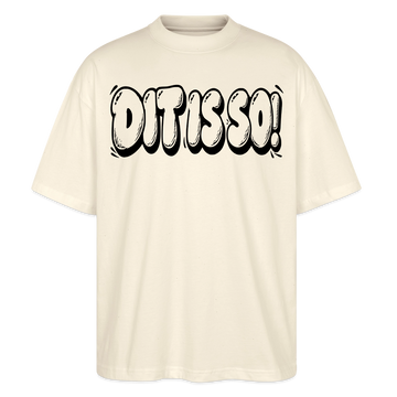 Berlin Shirt- DIT IS SO!-Oversized Unisex Bio T-Shirt mit Berliner Schnauze - Natur