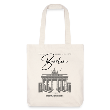 BERLIN-recycelter Heavyweight Stoffbeutel - Naturweiß