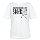 JEH MIR NICH UFF'N SENKEL-Rundhals Frauen Bio-T-Shirt - Weiß