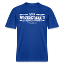 Berliner Spuch-Berliner Lob-NICH ANJESCHISSN-RELAXED FIT Unisex Organic T-Shirt - Dunkelblau