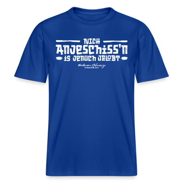 Berliner Spuch-Berliner Lob-NICH ANJESCHISSN-RELAXED FIT Unisex Organic T-Shirt - Dunkelblau