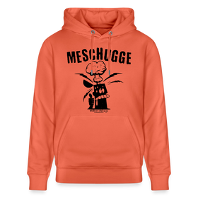 Dit is Berlin-MESCHUGGE - Unisex Bio-Hoodie - Hellrot
