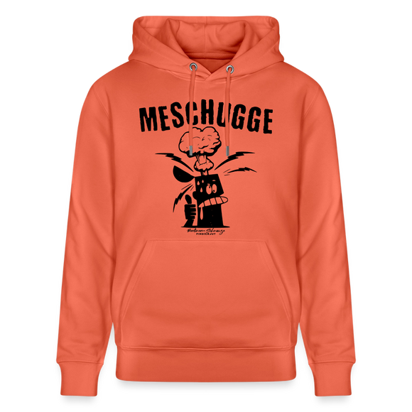 Dit is Berlin-MESCHUGGE - Unisex Bio-Hoodie - Hellrot