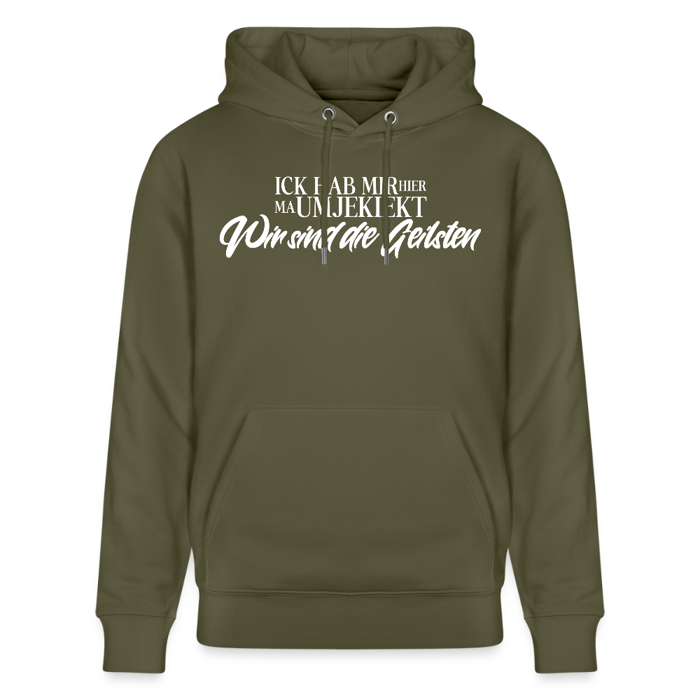Wir sind die Geilsten-Unisex Bio-Hoodie II - Khaki Grün