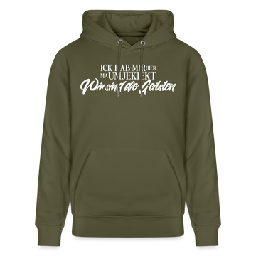 Wir sind die Geilsten-Unisex Bio-Hoodie II - Khaki Grün