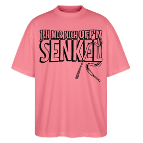JEH MIR NICH UFFN SENKEL-Oversized Unisex Bio T-Shirt - Pink 