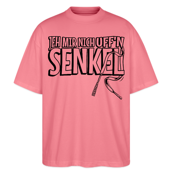 JEH MIR NICH UFFN SENKEL-Oversized Unisex Bio T-Shirt - Pink 