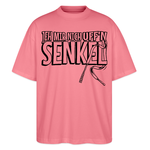 JEH MIR NICH UFFN SENKEL-Oversized Unisex Bio T-Shirt - Pink 