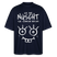NÜSCHT FÜR SCHWACHE NERVEN-Oversized Unisex Bio T-Shirt mit Berliner Schnauze - Navy