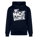 DIT MACHT URST LUNTE-Unisex Bio-Hoodie mit Berliner Dialekt - Navy