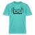 ICKE- RELAXED FIT Unisex Organic T-Shirt mit Berliner Schnauze - Poolblau