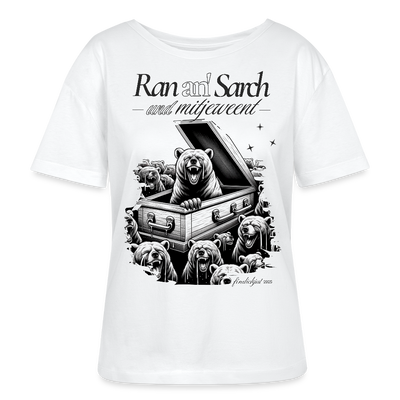 RAN AN SARCH -Rundhals Frauen Bio-T-Shirt - Weiß