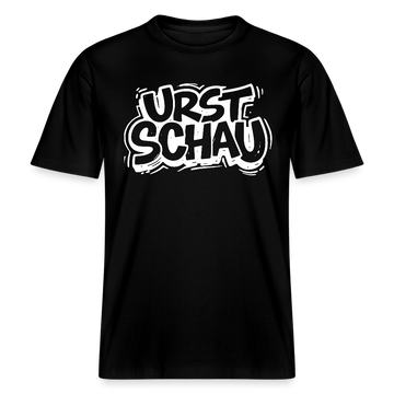 Ostalgie- RELAXED FIT Unisex Bio T-Shirt II-URST SCHAU - Schwarz