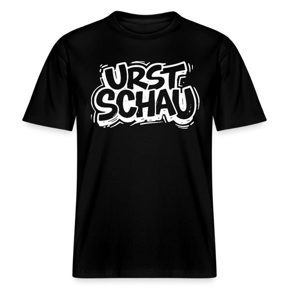 Ostalgie- RELAXED FIT Unisex Bio T-Shirt II-URST SCHAU - Schwarz