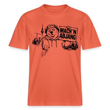 MACH 'N ABJANG- Berlin Shirt RELAXED FIT Unisex Organic T-Shirt - Hellrot