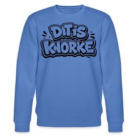 DIT IS KNORKE-Unisex Bio-Sweatshirt mit echt Berliner Schnauze - Blau