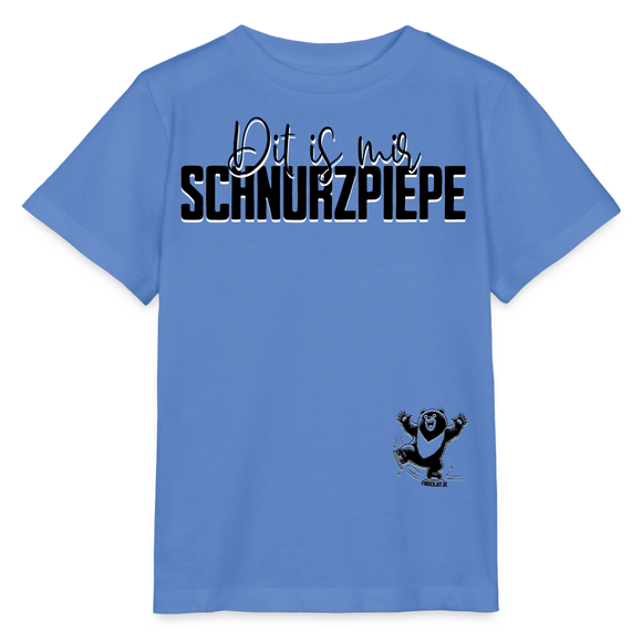 SCHNURZPIEPE - Kinder T-Shirt Bio - Blau