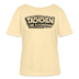 TACHCHEN IHR FLITZPIEPEN-Rundhals Frauen Bio-T-Shirt mit Berliner Schnauze - Creme