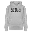 MACH N KOPP ZU-Unisex Bio-Hoodie - Grau meliert