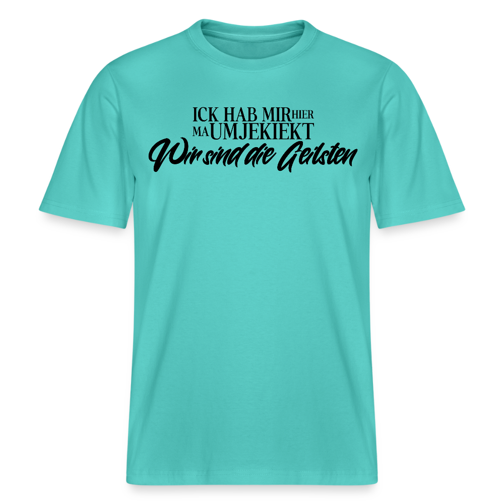 WIR SIND DIE GEILSTEN-Relaxed Fit Unisex Bio-T-Shirt - Poolblau