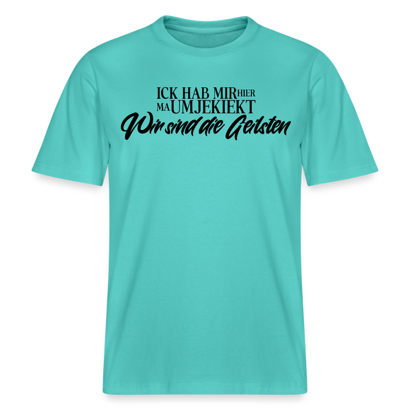 WIR SIND DIE GEILSTEN-Relaxed Fit Unisex Bio-T-Shirt - Poolblau