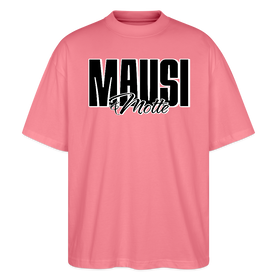 MAUSI UND MOTTI-Oversized Unisex Bio T-Shirt - Pink 