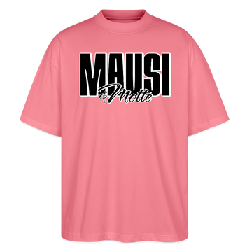 MAUSI UND MOTTI-Oversized Unisex Bio T-Shirt - Pink 