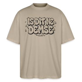Sommer Berlin Shirt-IS DIT NE DEMSE-Oversized Unisex Bio T-Shirt - Steingrau