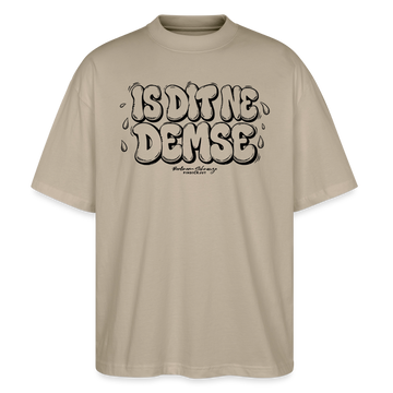 Sommer Berlin Shirt-IS DIT NE DEMSE-Oversized Unisex Bio T-Shirt - Steingrau