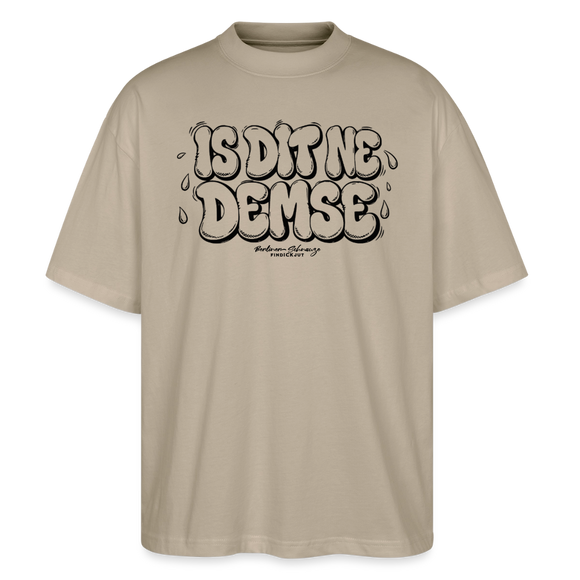Sommer Berlin Shirt-IS DIT NE DEMSE-Oversized Unisex Bio T-Shirt - Steingrau