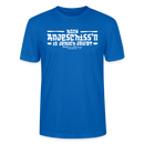Berliner Spruch-Berliner Lob-NICH ANJESCHISSN-Unisex T-Shirt - Pfauenblau