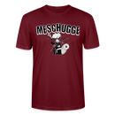 MESCHUGGE - Unisex BIO T-Shirt - Burgunderrot
