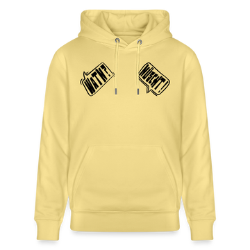 WATN? NÜSCHT!-Unisex Bio-Hoodie - Gelb Viva 