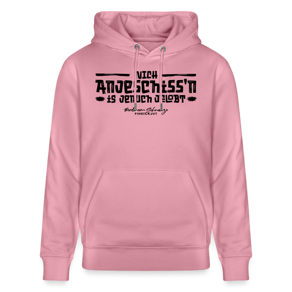 Berliner Spruch-NICH ANJESCHISSN-Unisex Bio-Hoodie - Lila Traum