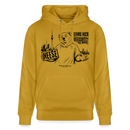 Berlin Souvenir mit echt Berliner Schnauze-NEESE-Unisex Bio-Hoodie - Ocker