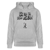 ICK BIN DA-Unisex Bio-Hoodie - Grau meliert