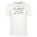 NACHTIGALL ICK HÖR DIR TRAPSEN-Unisex T-Shirt BIO - Weiß