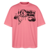Dit ehrliche Berlin Shirt-MACH 'N ABJANG-Oversized Unisex Bio T-Shirt - Pink 