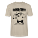 lustiger Berliner Bär mit Berliner Schnauze-NETT KANN ICK OOCH-Unisex T-Shirt - Beige