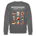 MESCHUGGE-NA UND !?-Unisex Bio-Sweatshirt - Anthrazit