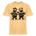 LATSCH & BOMMEL-relaxed fit Unisex Bio T-Shirt - Hellgelb
