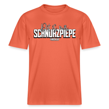 SCHNURZPIEPE-Relaxed Fit Unisex Bio-T-Shirt II - Hellrot