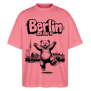 Berlin Souvenir-Oversized Unisex Bio T-Shirt-BERLIN ICK LIEBE DIR - Pink 